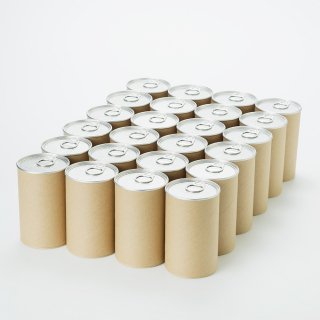 クラフト紙缶　小（内径 63mm x 高さ110mm）　24缶単位