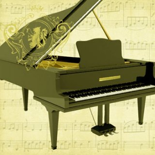 ペーパーナプキン（33)ppd：（5枚）Concerto Piano-PP271