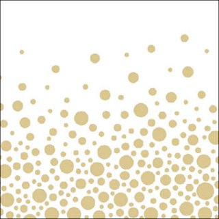 ペーパーナプキン（33）AMB：（5枚）Sparkling Dots Gold -AM524