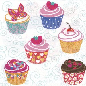 ڡѡʥץ33Daisy5Set of Cupcakes-DA91