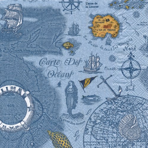 ڡѡʥץ33)IHR5CARTE DES OCEANS blue-IH238