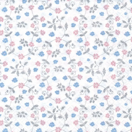 ペーパーナプキン（33)Maki：（5枚）Small Flowers Wallpaper-MA122