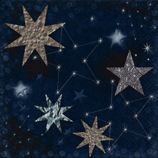 ペーパーナプキン（33)paper：（5枚）Starry sky-PA112
