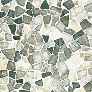 ペーパーナプキン（33)paper：（5枚）Mosaic stones-PA175