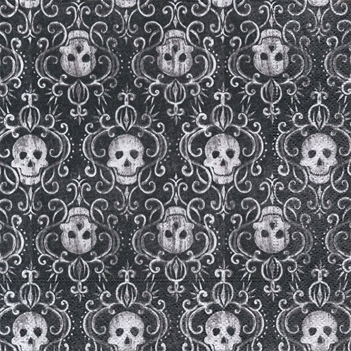 ペーパーナプキン（33)paper：（5枚）Skulls-PA207