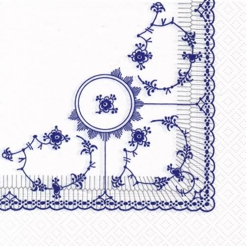 ロイヤルコペンハーゲン ブルーフルテッド柄 ペンギン フィギュリン　デンマーク製 ロイヤルコペンハーゲン ブルーフルテッド柄 ペンギン フィギュ