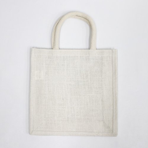 ジュートバッグ 【Sサイズ】ホワイト - 【Japan Art Paper】ペーパー