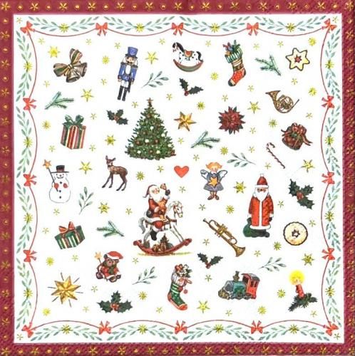 ڡѡʥץ33AMB5Ornaments all over red - AM822