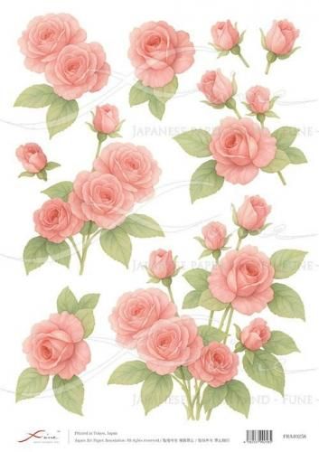 薔薇とスィーツの壁掛けデコパージュ 薔薇とスィーツの壁掛けデコパージュ