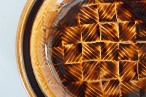 明治期 手付籠 目網 蕎麦 菓子器 民藝