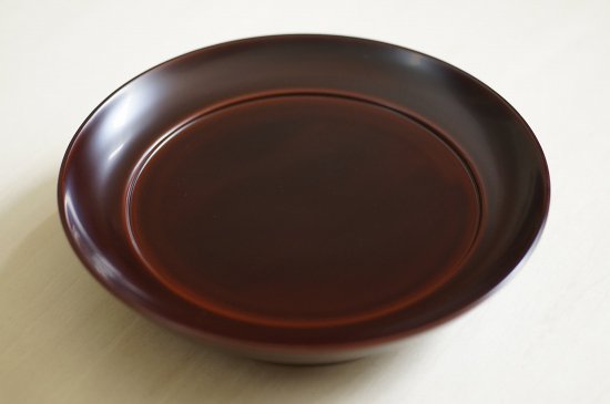 浄法寺漆器 椿皿（５寸）溜 - うつわと暮らしの道具 mokodi モコディ