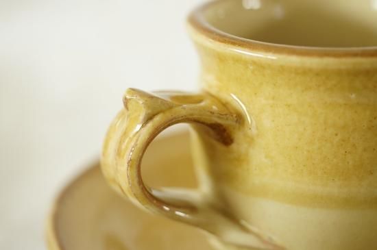 民藝　湯町窯　コーヒーカップ&ソーサー　6つセット　箱入り カップ＆ソーサー - うつわと暮らしの道具 mokodi モコディ