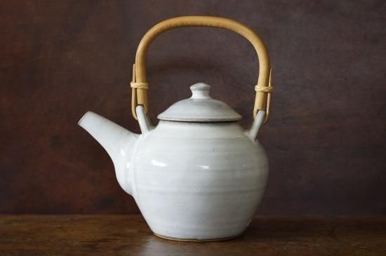土瓶陶器】白化粧 土瓶 儚い 信楽焼 お茶 白