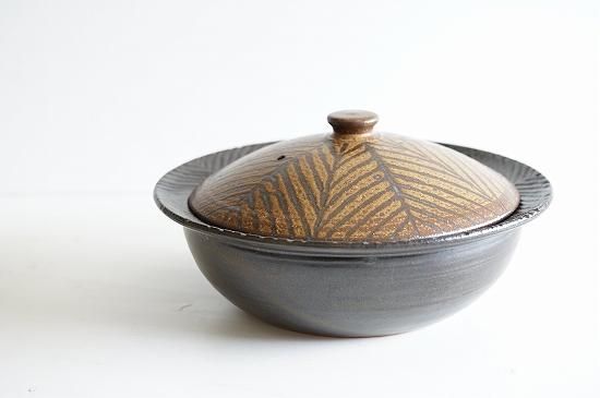 城進 鉄絵・土鍋 28cm 202 - うつわと暮らしの道具 mokodi モコディ