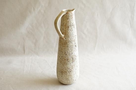 野村亜矢 細長手付花器 401 - うつわと暮らしの道具 mokodi モコディ