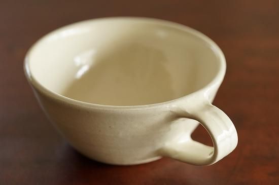 出西窯 片手スープ碗（白） - うつわと暮らしの道具 mokodi モコディ