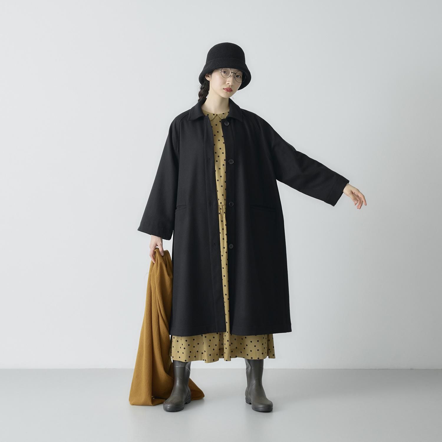 ウール混ロングコート・19-25267 - French Bull Official online shop