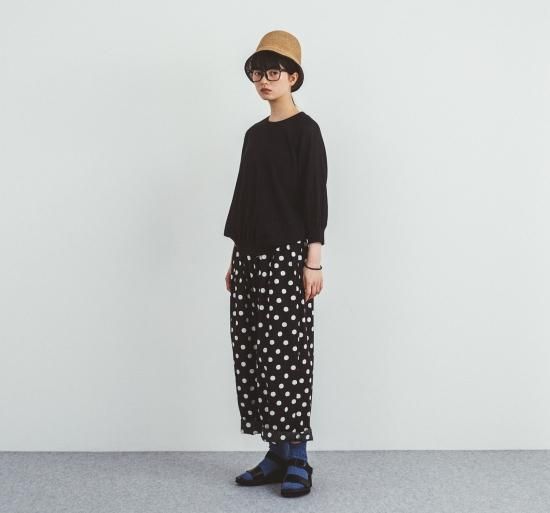 40％OFF】コットンタックストレートパンツ・19-22231 - French