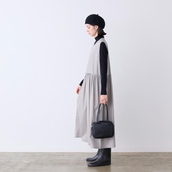 40％OFF】コットンノースリーブギャザーワンピース ・19-23274