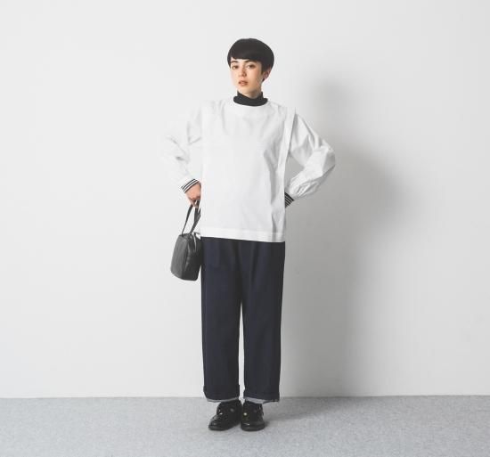 40％OFF】コットンタックショルダーブラウス ・19-23251