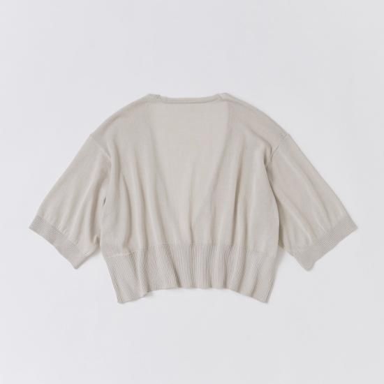 100%正規品 コットンカシュクールカーディガン・19-24115 Bull French - トップス