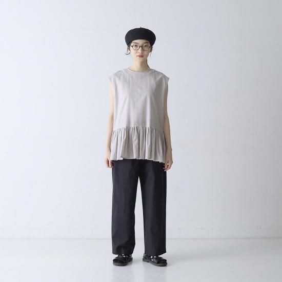 麻混】【希少】ブルネロクチネリ ノースリーブ カットソー