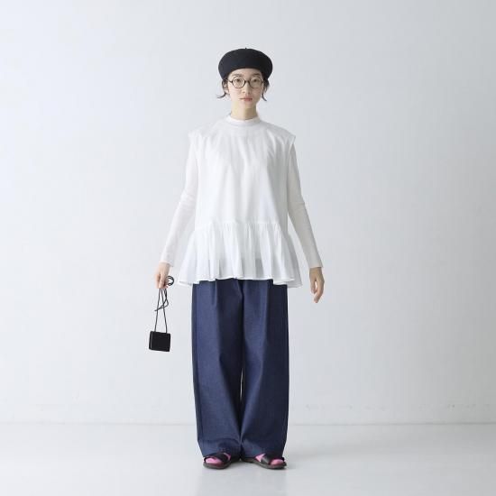 麻混】【希少】ブルネロクチネリ ノースリーブ カットソー