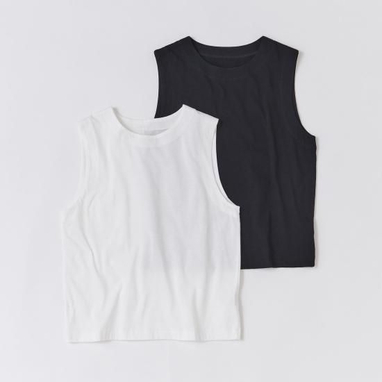 コットンノースリーブカットソー・19-24124 - French Bull Official