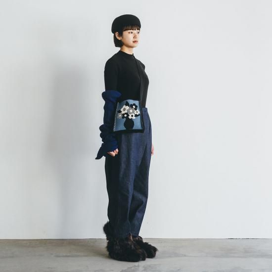 French Bull (フレンチブル) ポシェショルダーバッグ (black) French Bull フレンチブル ポシェショルダーバッグ メール便対応