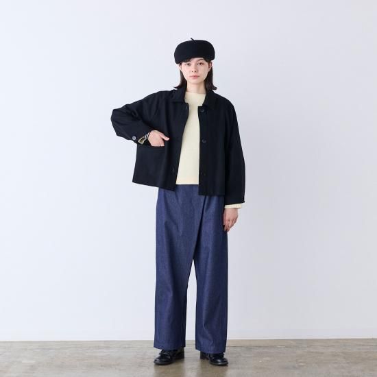 通販 送料無料  ウール混ショートシャツジャケット・19-24271 - Bull French スーツ