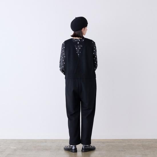 ウール混Vネックサロペット・19-23255 - French Bull Official