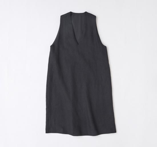リネンVネックワンピース・19-23266 - French Bull Official online shop