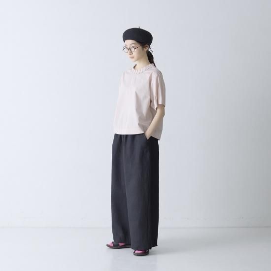 関税/送料込◆Aversa リネン ストレートパンツ リネンストレートワイドパンツ・19-25123 - French Bull