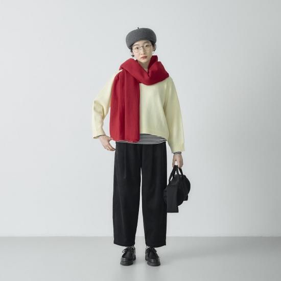 コットンコーデュロイテーパードパンツ・19-25256 - French Bull