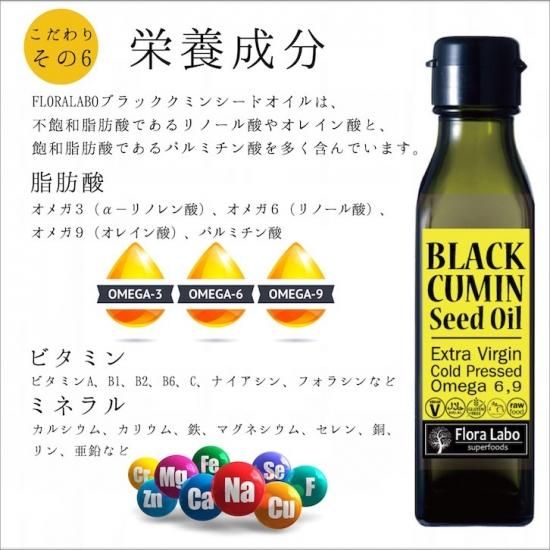 ブラッククミンシードオイル 1ml Flora Labo