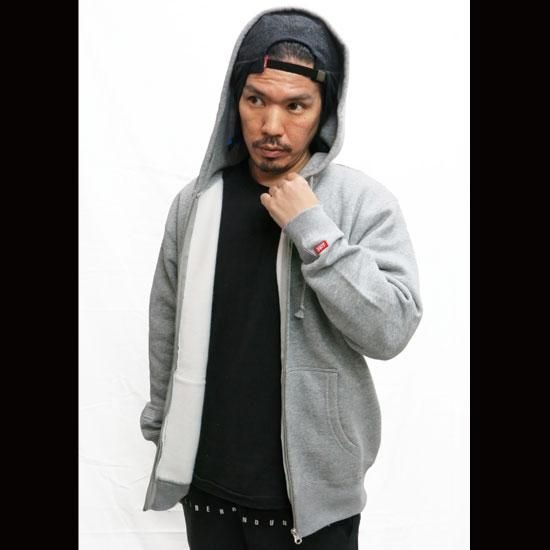 BIG LOGO ZIP PARKA - FESN / LIBE BRAND UNIVS.