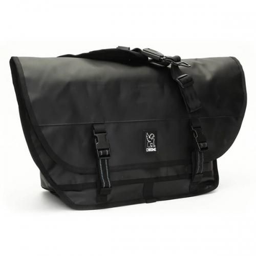 CHROME / CITIZEN TARP MESSENGER BAG BLACKxBLACK