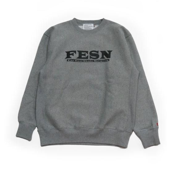安いそれに目立つ FESNオリジナルロゴスウェット/サイズXL/ネイビー トップス