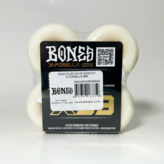 BONES Wheels / X Formula / 54mm 99a (V5) - FESN / LIBE BRAND BONES Wheels / X Formula / 54mm 99a (V5) - FESN / LIBE BRAND