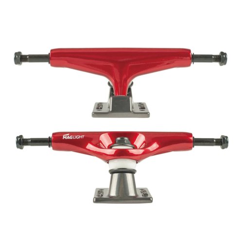 TENSOR TRUCKS /  MAG LIGHT / 5.25 HI / GLOSSY RED  GUNMETAL