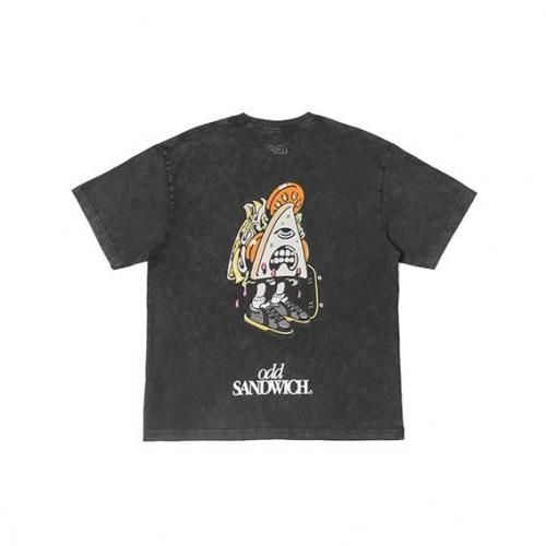 odd CIRKUS x RFW collab / odd SANDWICH T-shirts / Washed Black