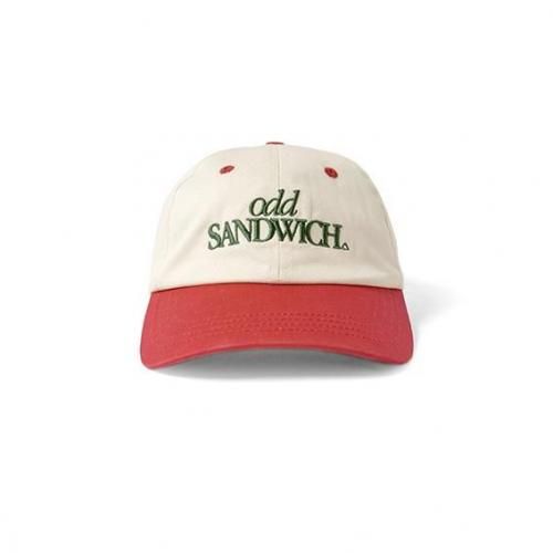 odd CIRKUS x RFW collab / odd SANDWICH Cap / Natural x Red