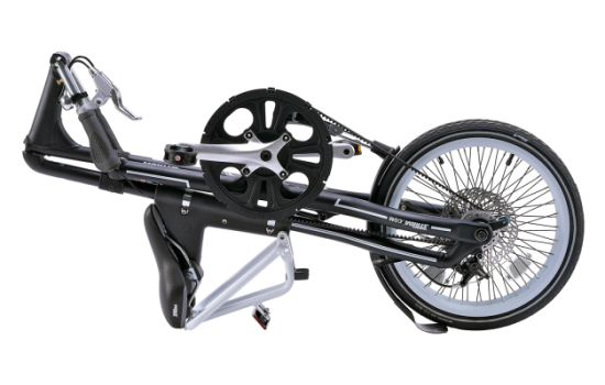 ストライダ＝三角おにぎり自転車 独創的なトライアングル（三角