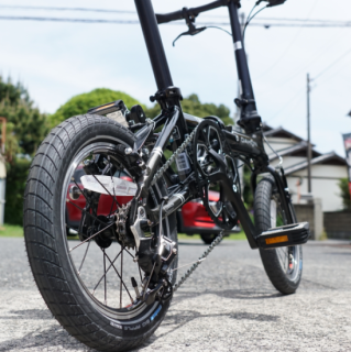 DAHON K3（ダホン K3）+ BIG APPLE 14x2.00 & センタースタンド | 大人気のカスタムモデル - ミヤジマ石油　 SS-SITE