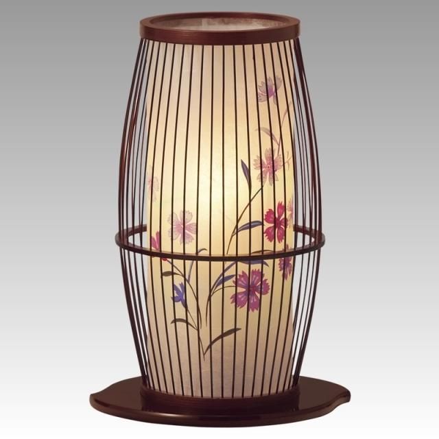 盆提灯 お盆 お供 新盆 初盆用 和風行灯 京竹灯 回転付（No.2711