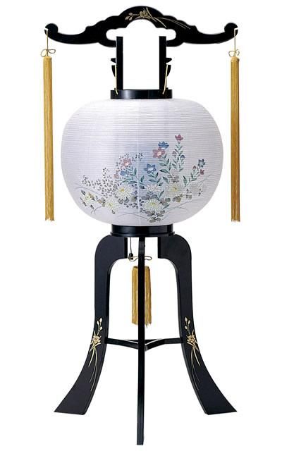 盆提灯 お盆 お供 新盆 初盆用 PC製回転行灯 美里12号 - 仏壇仏具の