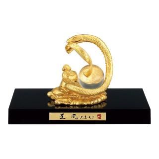 置物 開運 干支 巳 み 蛇 へび 蝋型青銅製 古銅色仕上 大森孝志