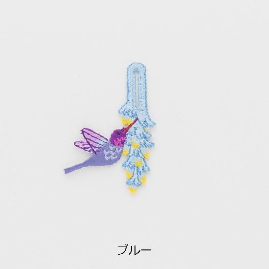 ボタンフック 刺繍アクセサリー 蜂鳥【Gu Siao Yin model】