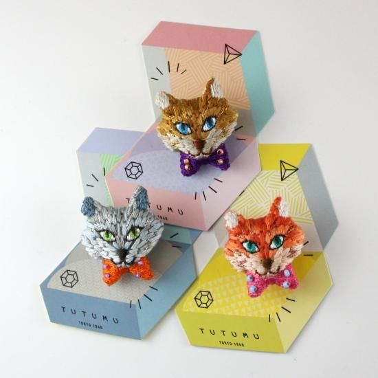 デモデ　キツネブローチ キツネ ブローチ - WEB SHOP | maison des perles｜メゾン・デ