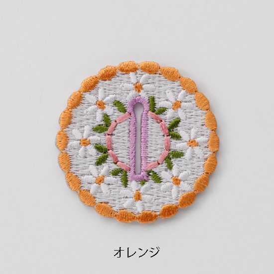 ボタンフック 刺繍アクセサリー ガーデン garden